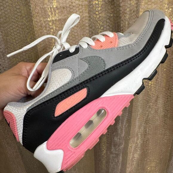 Nike Air Max 90 Women's Size 8 Recraft Rose Pink Retro Low Sneakers - Picture 7 of 9